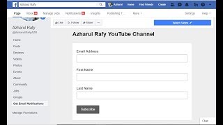 Add Email Signup Form to Facebook | Mailchimp Facebook Page Integration - Lesson 7 Add Email Signup Form to Facebook | Mailchimp Facebook Page Integration - Lesson 7