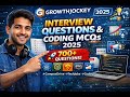 GrowthJockey Company Interview Questions 🚀 📊 Coding MCQs React, Node, AWS 🛠️🖥️