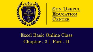 Chapter 3 | Formatting Cells Part 2