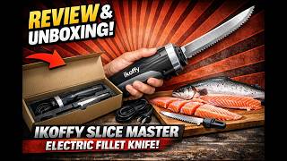 Process Fish FASTER! IKoffy Slice Master Electric Fillet Knife Full Review!