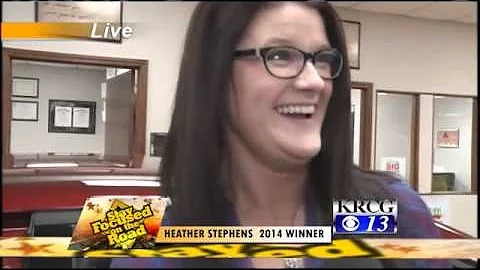 Stay Focused 2014 winner - Heather Stephens