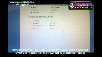 AN INTELLIGENT ECONOMIC APPROACH FOR DYNAMIC RESOURCE ALLOCATION IN CLOUD SERVICES
