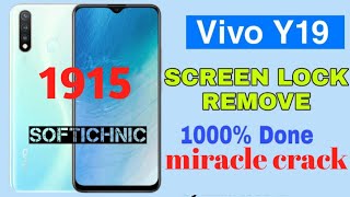vivo y19 (1915) format pin patren reset miracle crack done by softichnic
