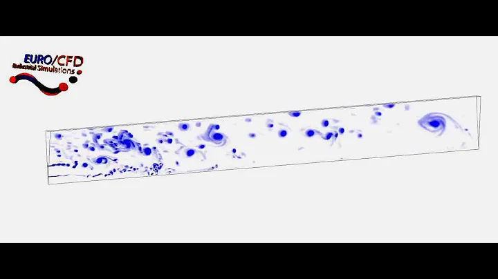CFD - LES Mixing Layer of Jet Engine