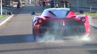 $3.5 Million Ferrari LaFerrari - LOUD REVS AND POWERSLIDES!