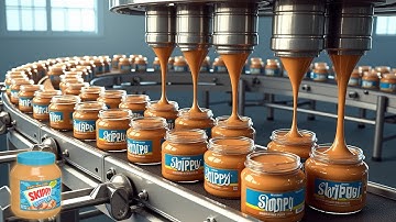 How Peanut Butter Is Made in a Factory | The Process of Making Peanut Butter in a Factory