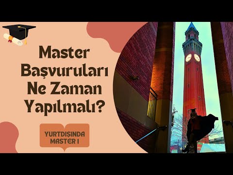 Yurtdışında Master Yapmak
