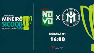 Novo Esporte X Inter De Minas - Rodada 1 - Campeonato Mineiro SICOOB Segunda Divisão 2026