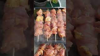 Turkey grills&طريقة شوي الديك الرومي ?? #damascus #happy #love #food #syria #motivation