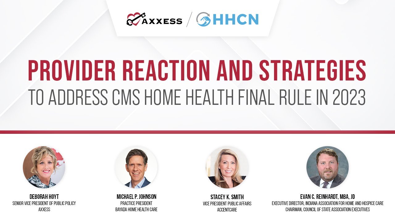 Axxess Provider Reaction and Strategies to Address CMS Home Health Final Rule in 2023 YouTube