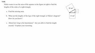 CPM Math 8 Problem 9-80