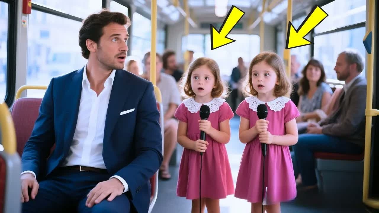 Due Gemelli Senza Tetto Cantano sull’Autobus, Ignorando che l’Uomo in Lacrime È il Padre