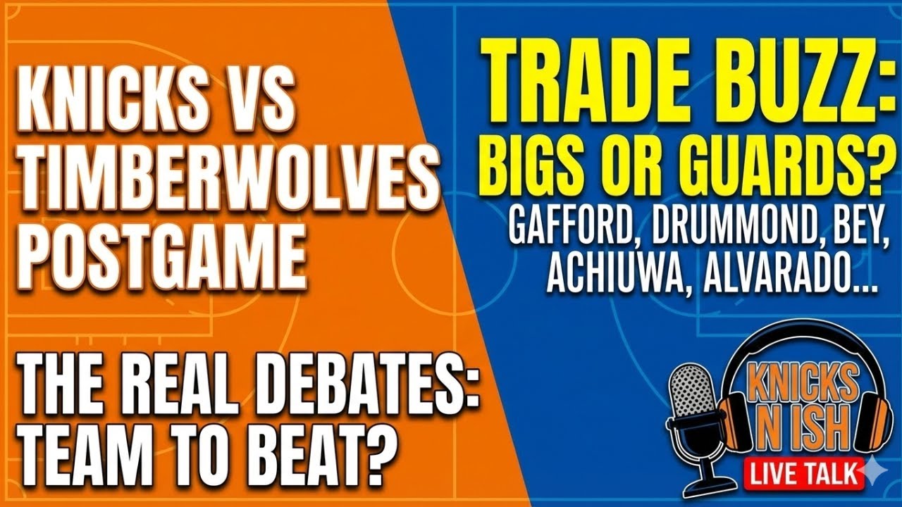 Knicks N Ish Post Game Live: Wolves Test, Trade Talk & Fan Pressure Mounts
