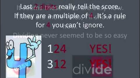 Math Rocks! Rules for Divisibility