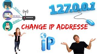 طريقة تغيير الآي بي أدرس في الحاسوب بدون أي برامج - change ip address Windows10