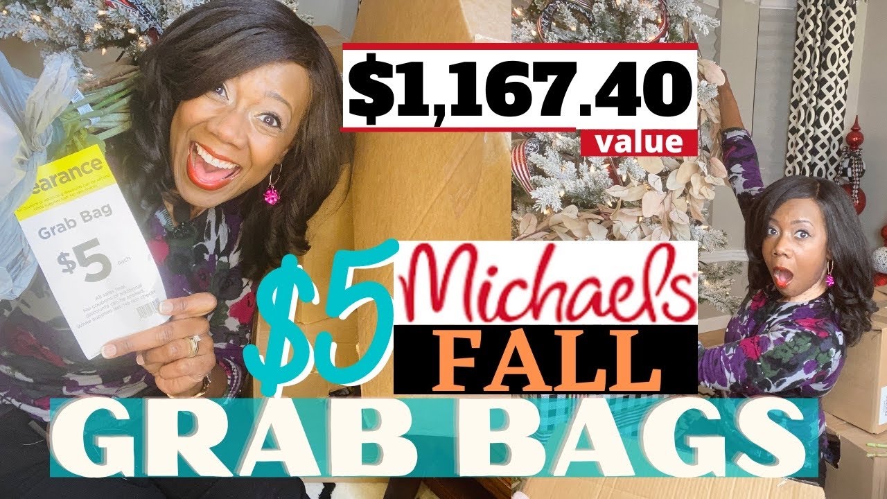 Michael's Clearance Grab Bags Fall YouTube