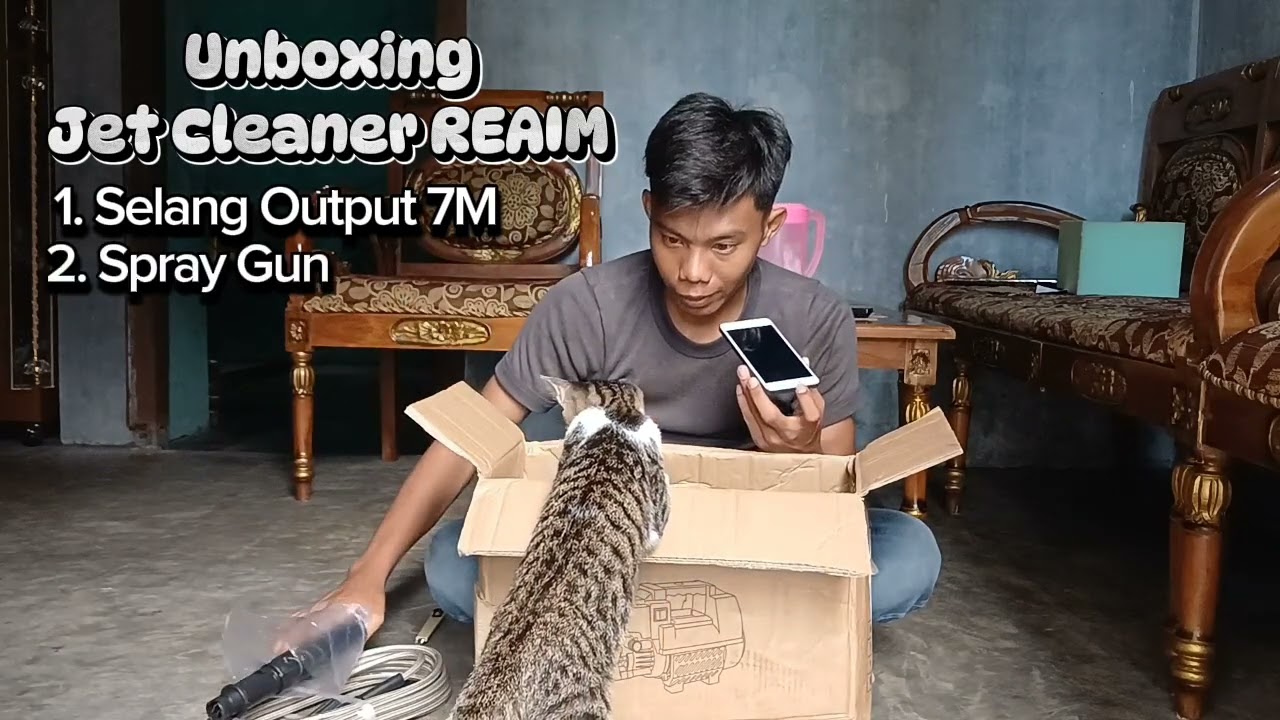 Unboxing Jet Cleaner REAIM