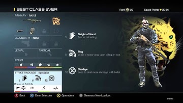 CoD Ghosts: BEST KEM STRIKE CLASSES and STAT VIDEO