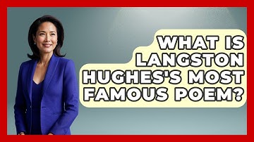 What Is Langston Hughes