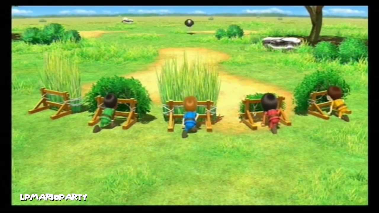 Wii Party U Minigame: Vogel-Strauß-Graus (Hide-and-Go-Beak)