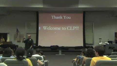 CLP fall 2009 Orientation part 3