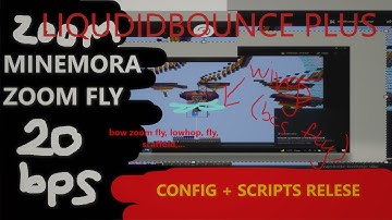 MINEMORA CONFIG & SCRIPTS RELESE｜LiquidBounce｜35+ block zoom fly