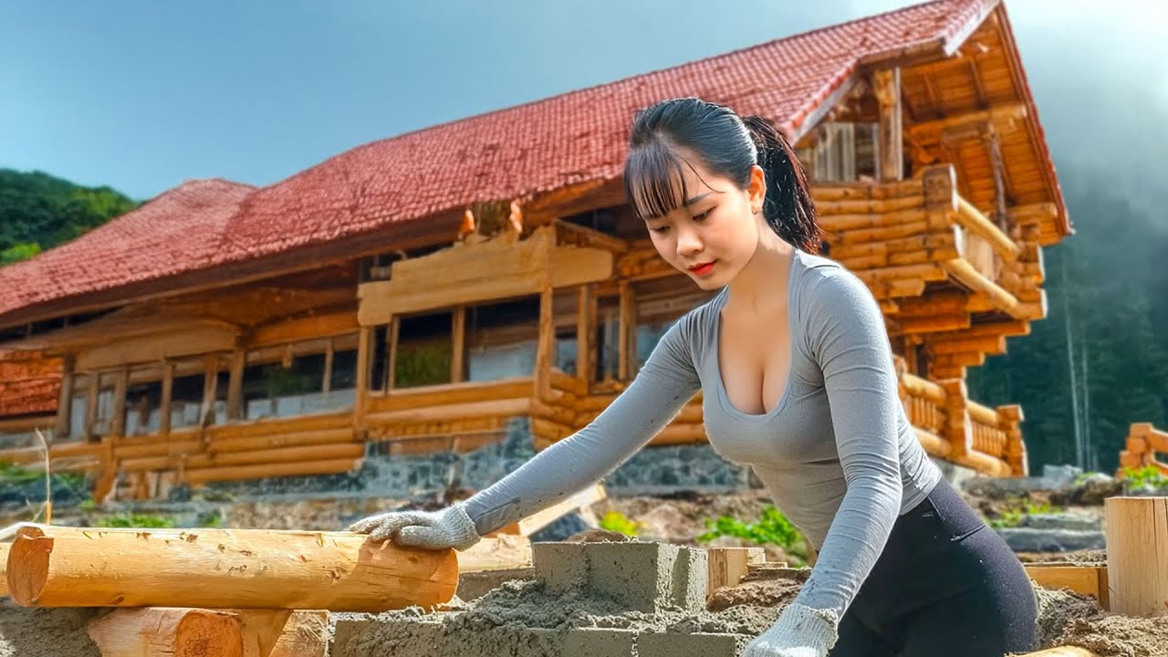 Building the Most Beautiful Log Home | Watch Her Build This Cabin by Hand