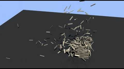 700 KEVA planks meet a high-speed projectile