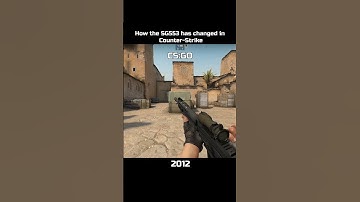 How the SG553 changed in Counter Strike #cs #cs16 #cssource #csgo #cs2  #retrogaming #cshistory