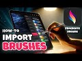 How-To Import BRUSHES in Procreate Dreams