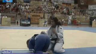 Judo 2009 Koper: Pridannikova (RUS) - Sassi (BEL) [ 70kg].