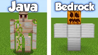 Java vs Bedrock