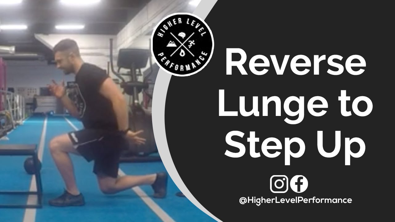Reverse Lunge to Step Up - YouTube