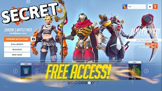 How to try out Overwatch Battle-pass heroes FOR FREE!!