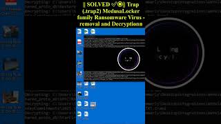 Trap (.trap2) MedusaLocker family Ransomware Virus #shorts #trending #trap2