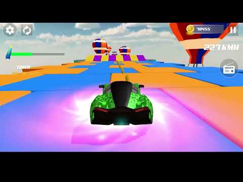 GT Car Stunt Race: Mega Ramps