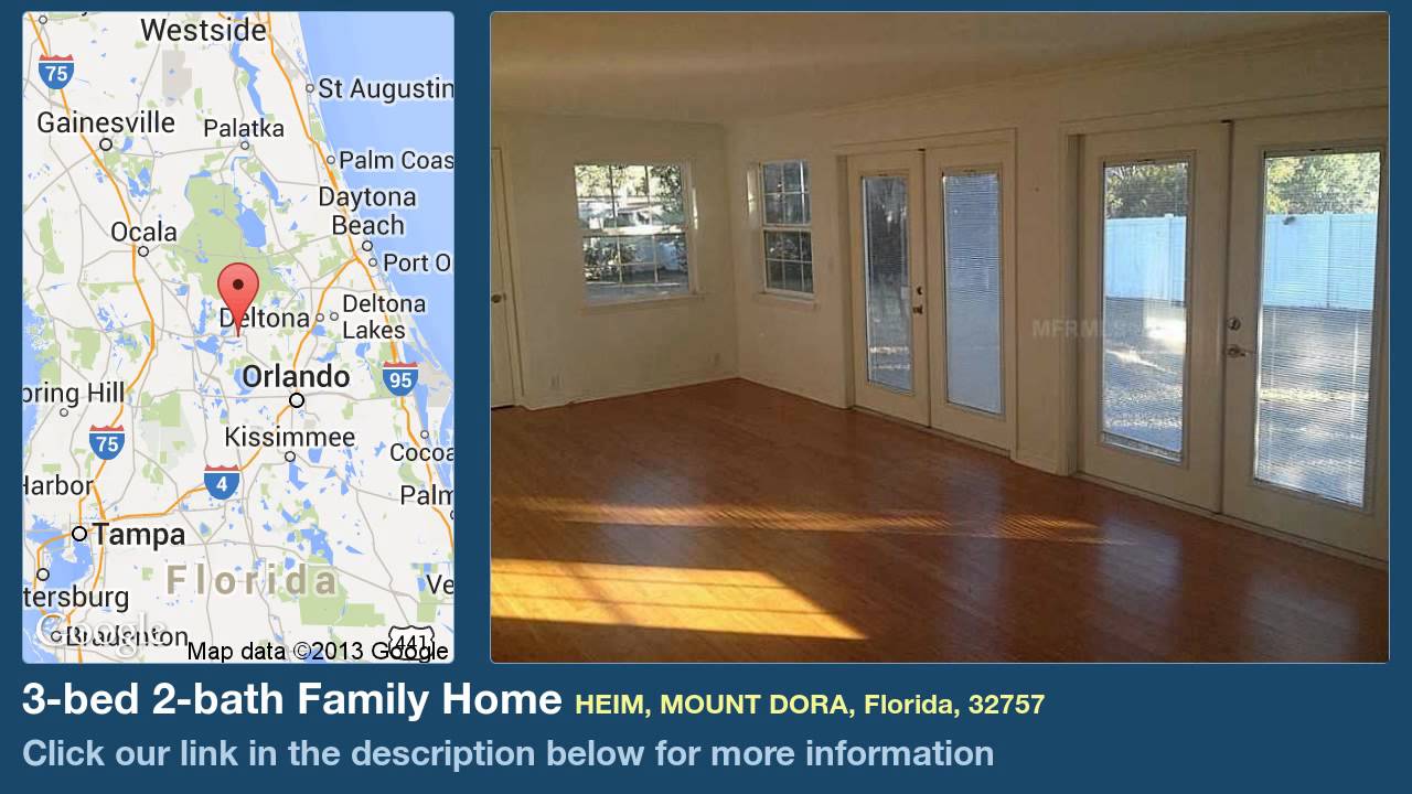 new homes in houston 3-bed 2-bath Family Home for Sale in Mount Dora, Florida on florida-magic.com