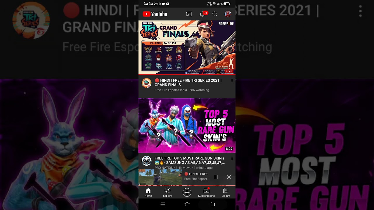 free fire TRI series  2021 grand finals watch now