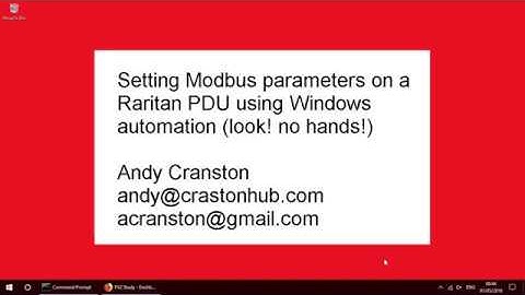 Setting Modbus parameters on a Raritan PDU