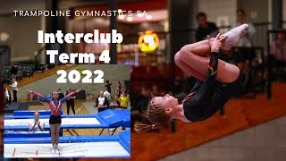 Trampoline Gymnastics SA Interclub Term 4 2022 Level 4\5