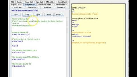 AT!DASBAND - Set frequency band in factory mode in Sierra Wireless modems