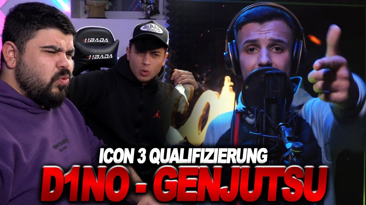 WAS FÜR EINE HOOK VON D1NO! 😨 D1NO - Genjutsu | ICON 3 Qualifizierung | Reaction