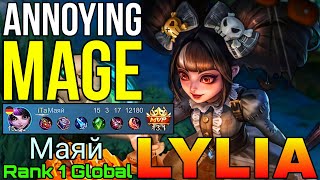 Annoying Mage Lylia Deadly Midlaner - Top 1 Global Lylia by Маяй - Mobile Legends