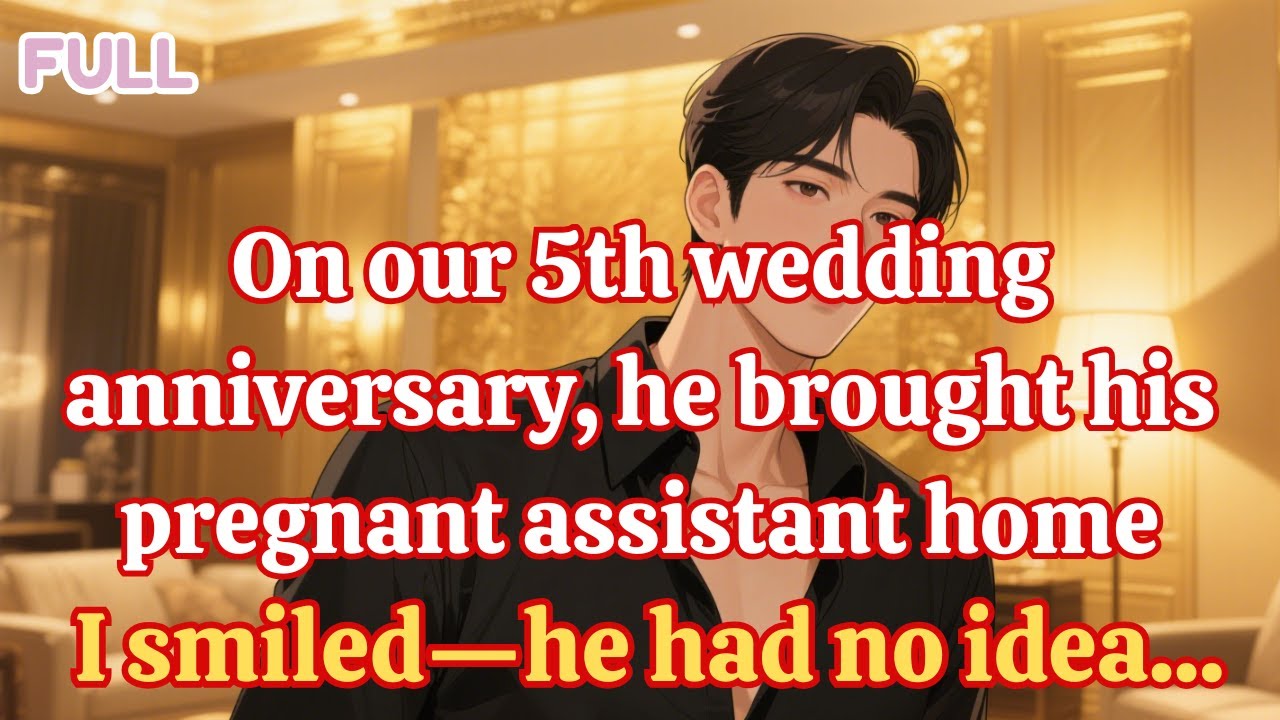 On our 5th wedding anniversary, he brought his pregnant assistant home  I smiled—he had no idea...