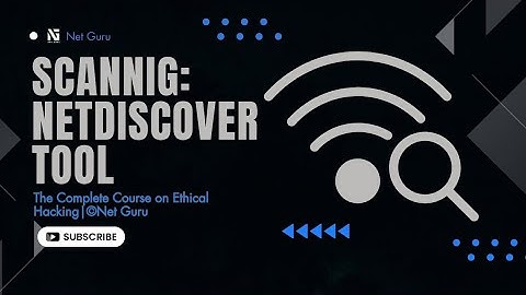 Netdiscover- Scanning Networks| Ethical Hacking Course| Part 11| #cybersecurity #ethicalhacking