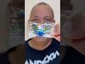 👂ASMR PAINTERZ MOUTH COLORING BUBBLE GUM CANDY BLUE COLOR EATING SOUNDS👂#shorts #asmr