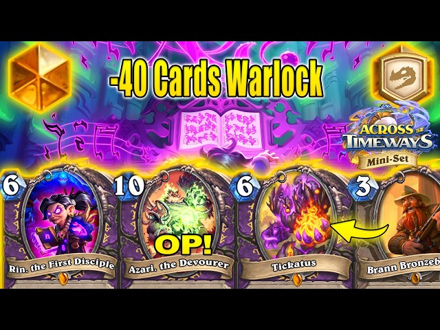 Rin Azari -40 Cards In 1 Game! Control Warlock 10.0 | Across the