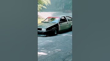 【AE86】三重の峠番長　群サイのダウンヒルを攻める‼️ #initiald #drift #ドリフト #jdm ＃ae86
