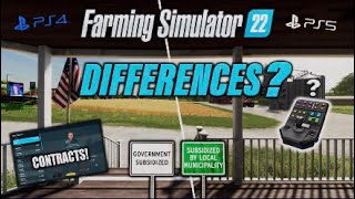 FS22 | DIFFERENCES BETWEEN CONSOLES! | Farming Simulator 22 | INFO SHARING PS5.