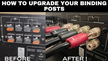 How to Upgrade Your Old Speaker Terminals!
